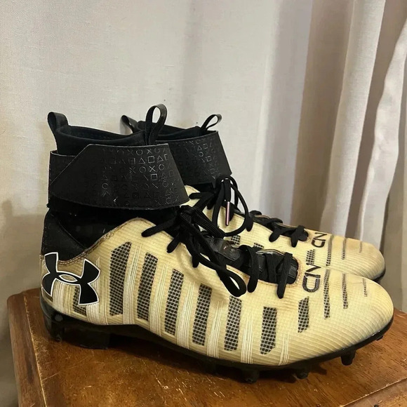 Under Armour CIN MC Limited‎ Edition football cleats SZ 9 Iridescent Ankle Strap - Picture 1 of 13